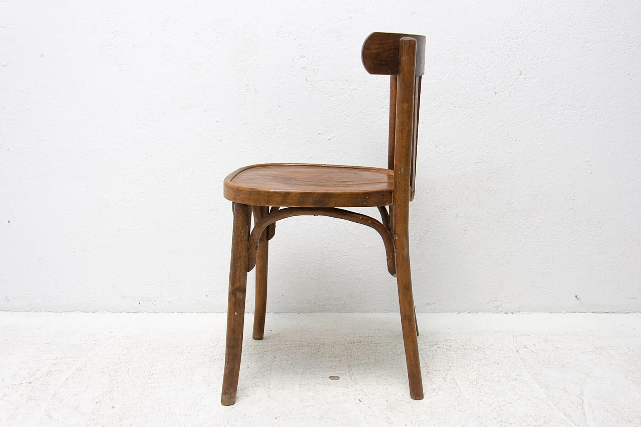 Sedia in faggio curvato di Thonet, anni '50 1355647
