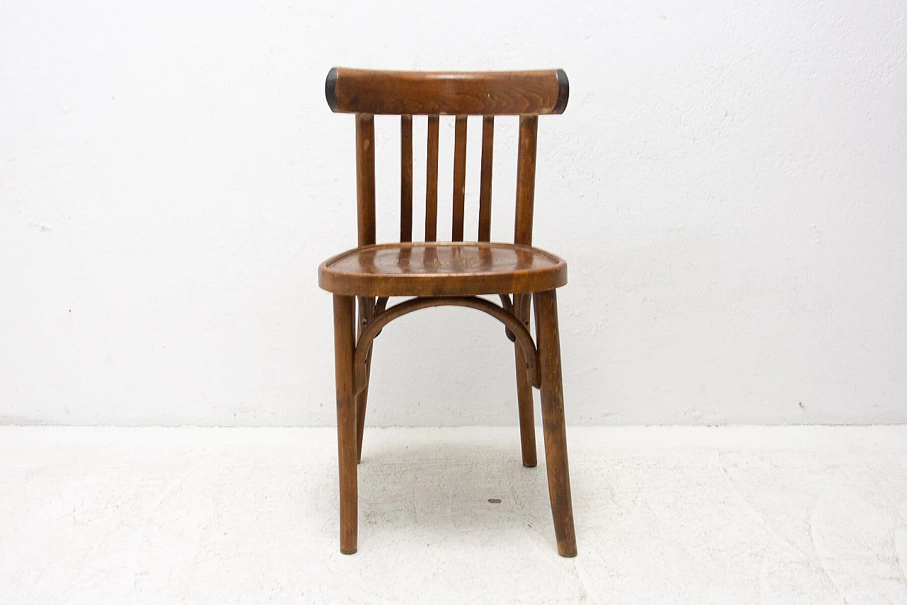 Sedia in faggio curvato di Thonet, anni '50 1355652
