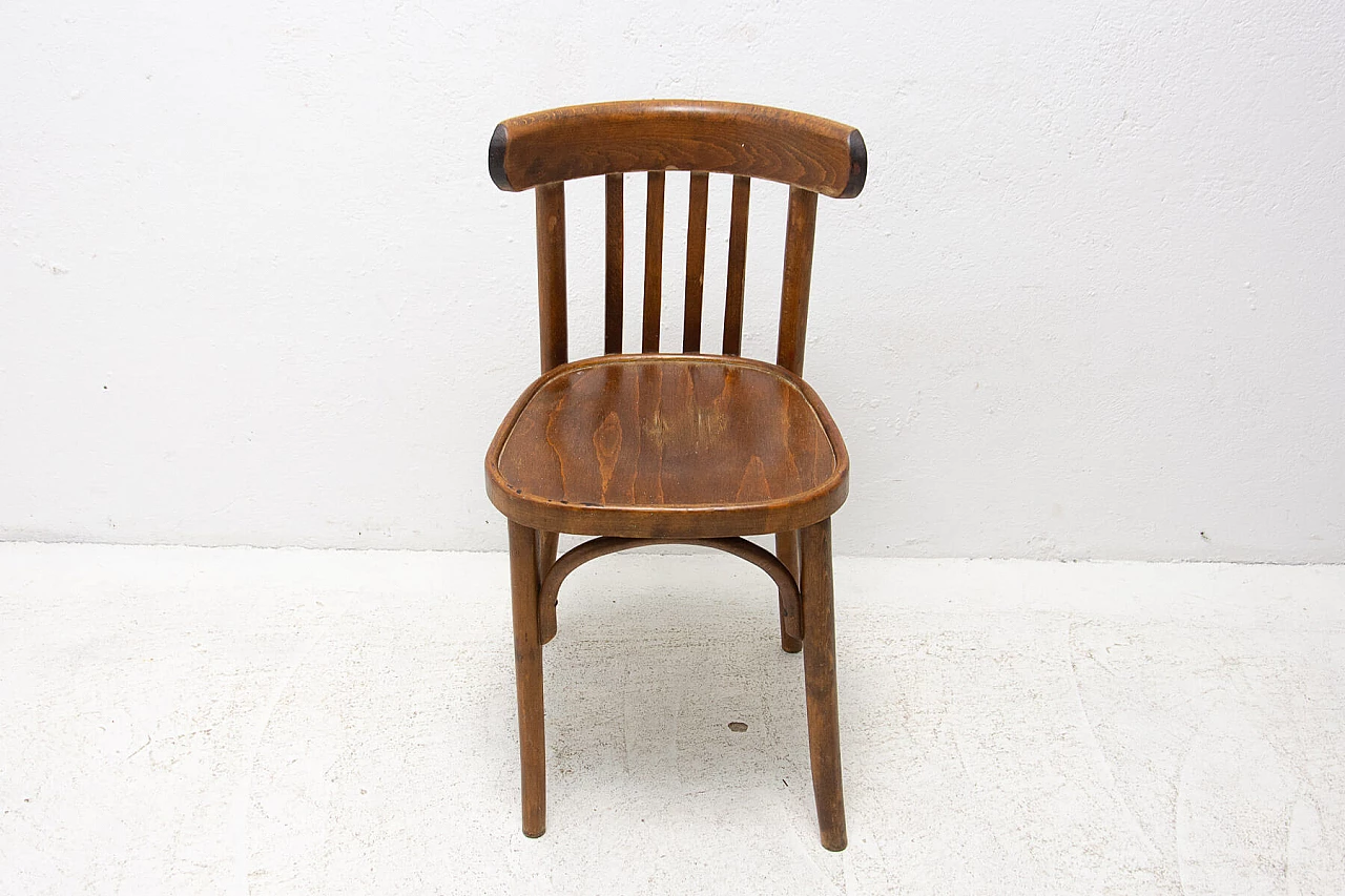 Sedia in faggio curvato di Thonet, anni '50 1355653