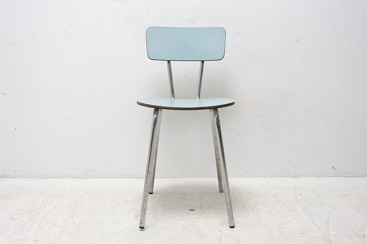 Sedia in formica e acciaio cromato, anni '60 1355830