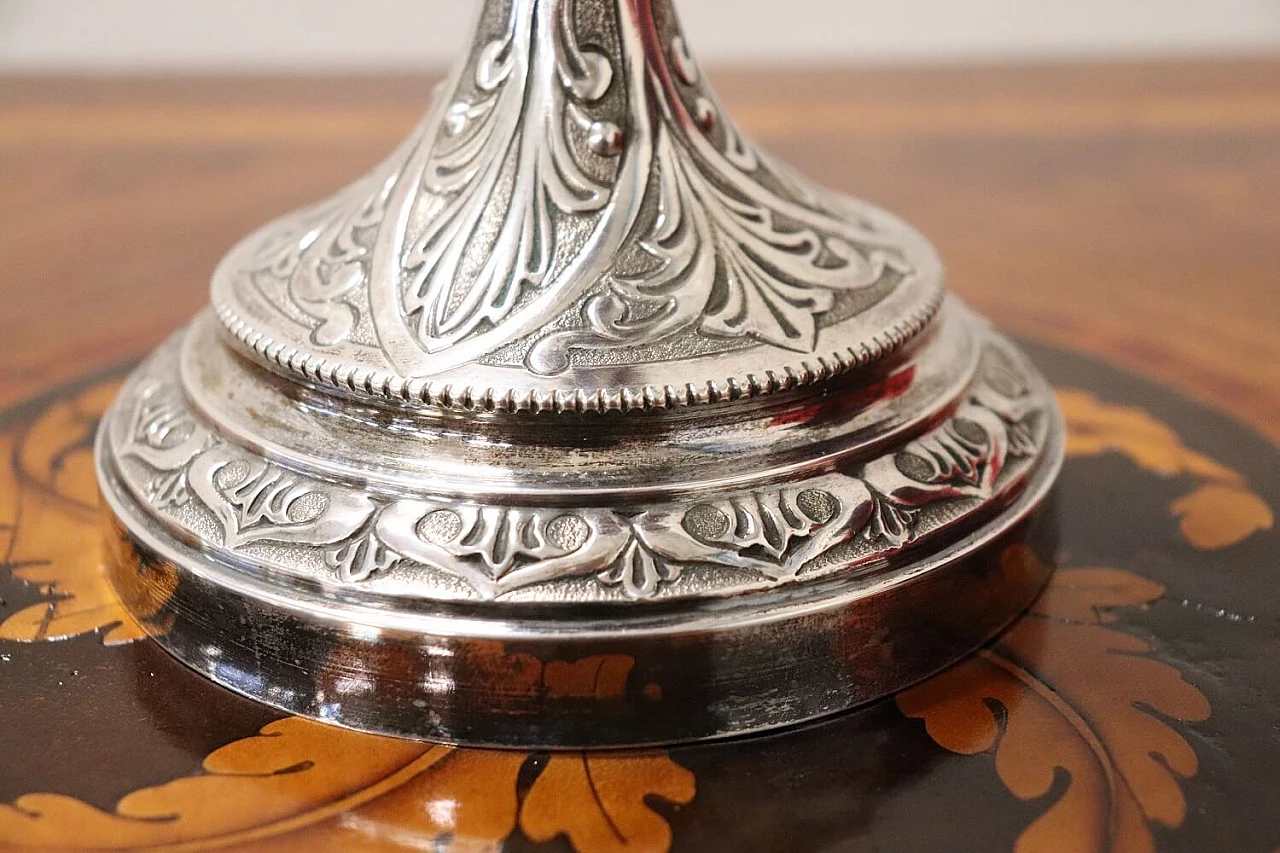 Calice in argento 800 cesellato, anni '30 1356683