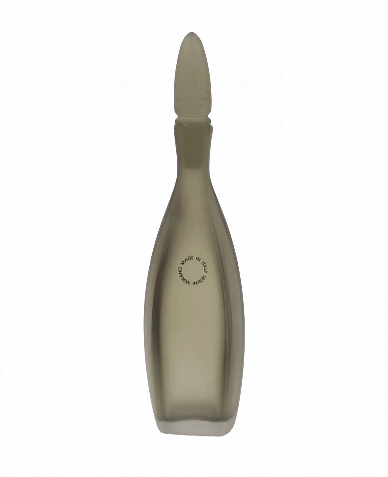 Bottiglia in vetro grigio serie Velati di Venini, 1992 1357005