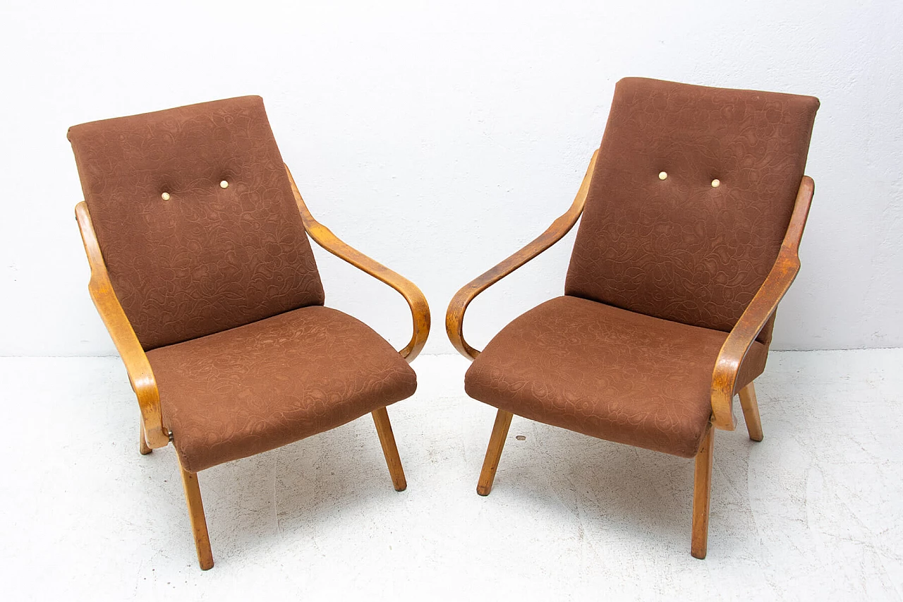 Pair of armchairs by Jaroslav Šmídek for Jitona, 1960s 1357055