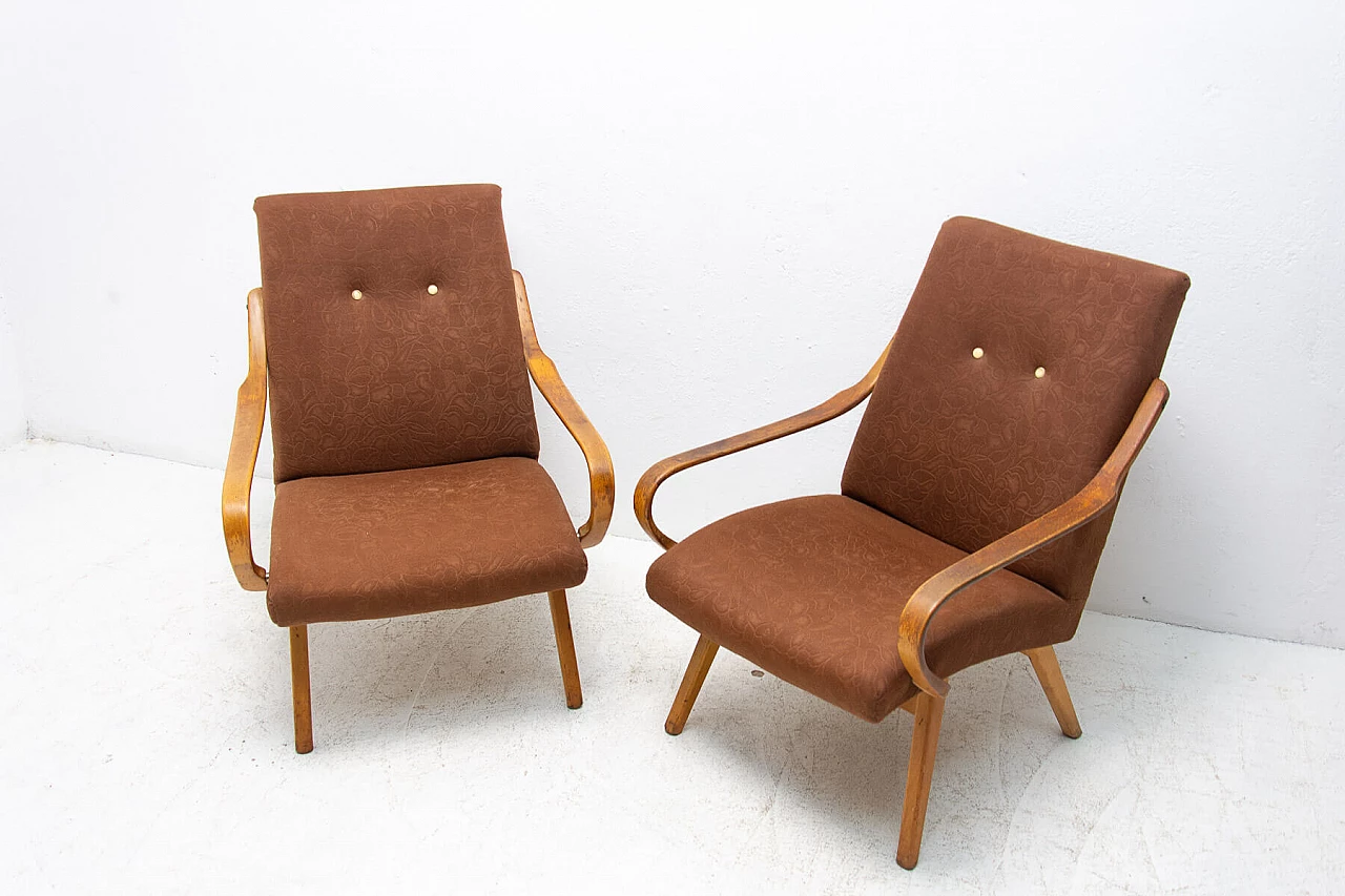 Pair of armchairs by Jaroslav Šmídek for Jitona, 1960s 1357056