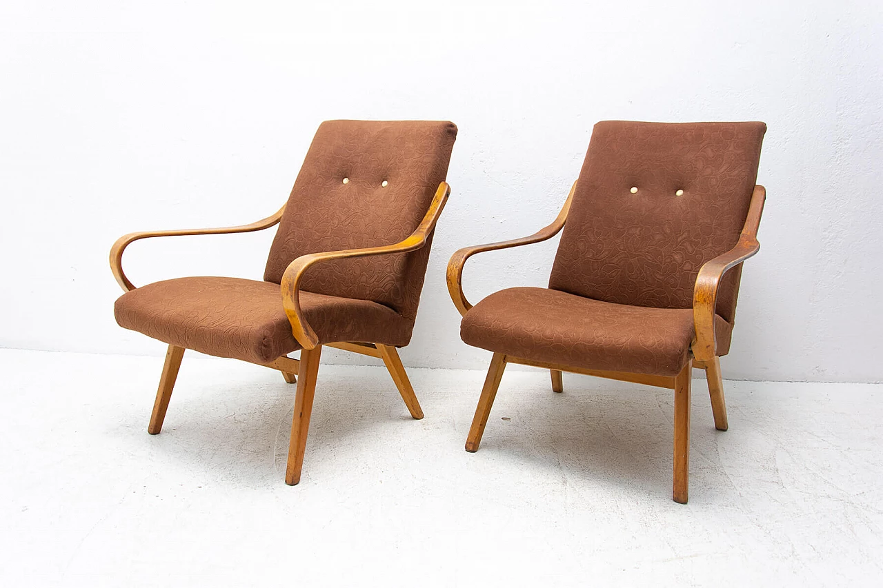 Pair of armchairs by Jaroslav Šmídek for Jitona, 1960s 1357058