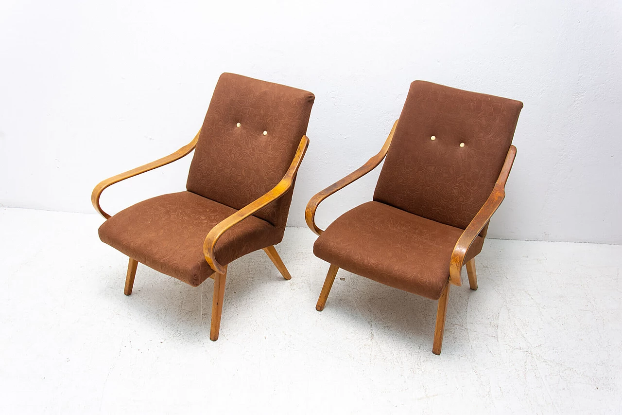 Pair of armchairs by Jaroslav Šmídek for Jitona, 1960s 1357059
