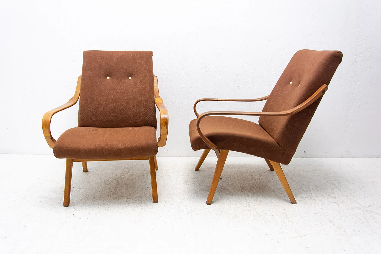 Pair of armchairs by Jaroslav Šmídek for Jitona, 1960s 1357060
