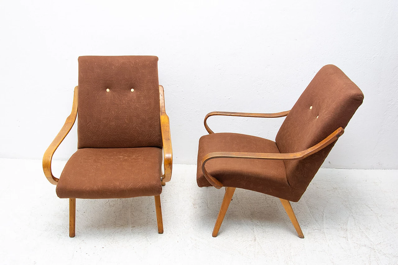 Pair of armchairs by Jaroslav Šmídek for Jitona, 1960s 1357061