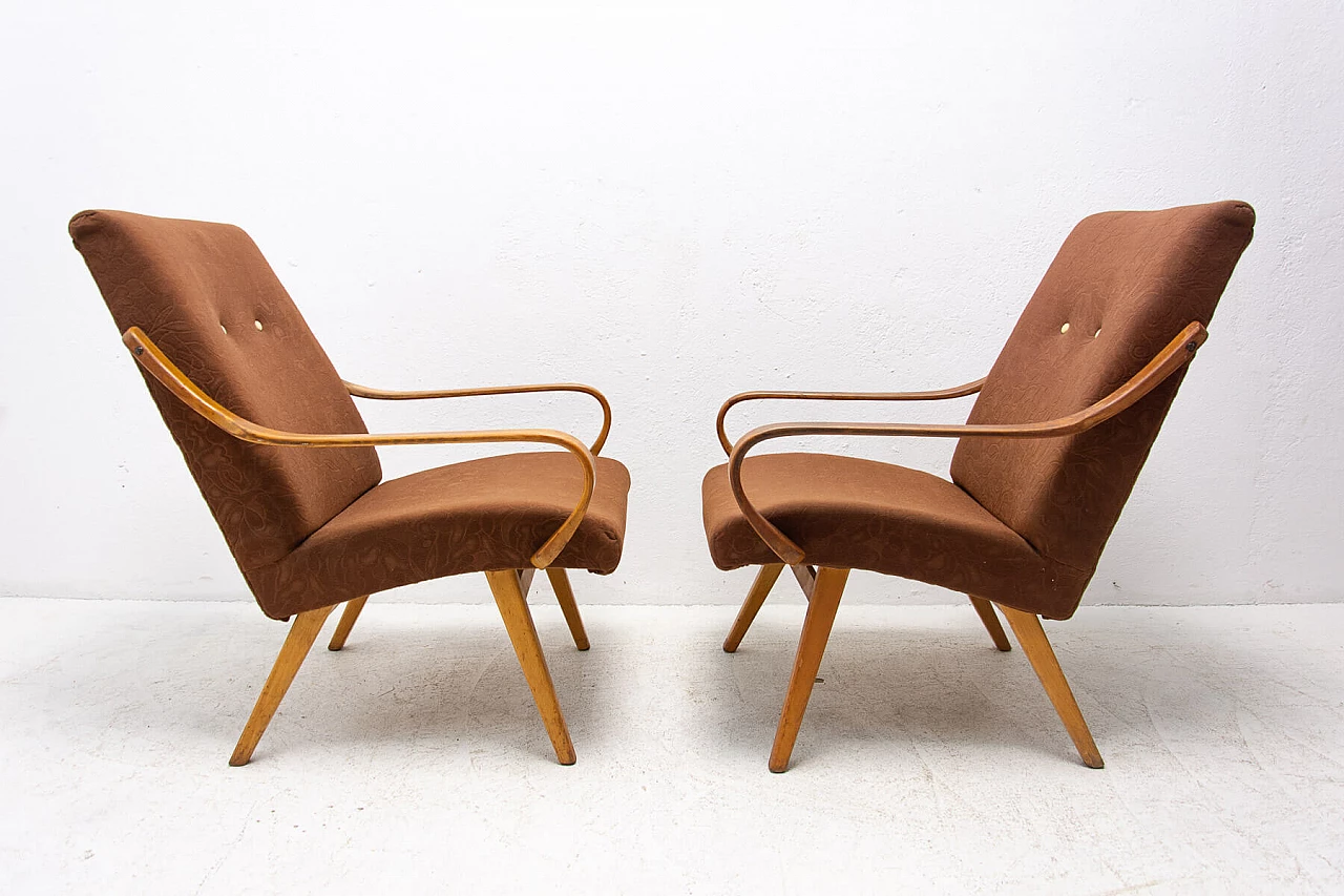 Pair of armchairs by Jaroslav Šmídek for Jitona, 1960s 1357062