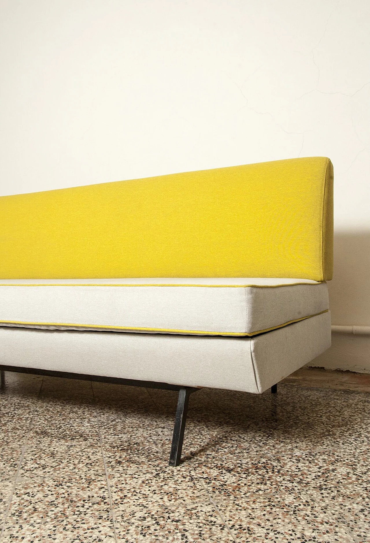 Sofa bed in fabric, 60s 1357082