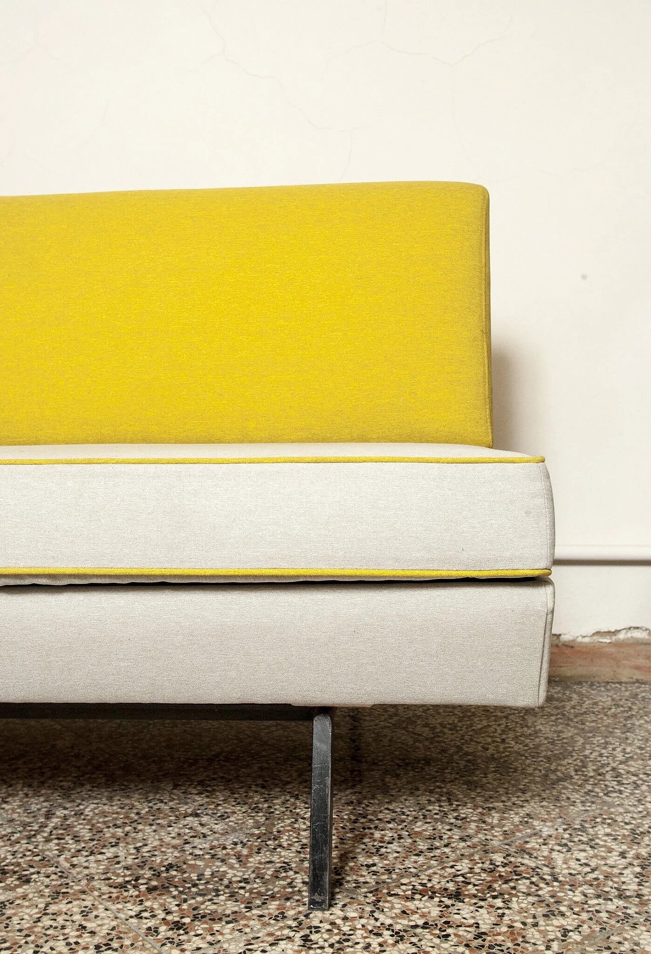 Sofa bed in fabric, 60s 1357083