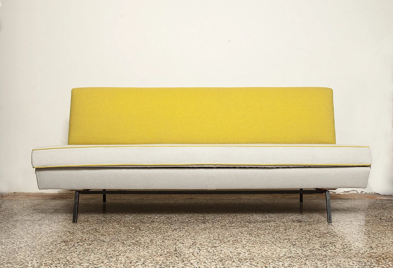 Sofa bed in fabric, 60s 1357085