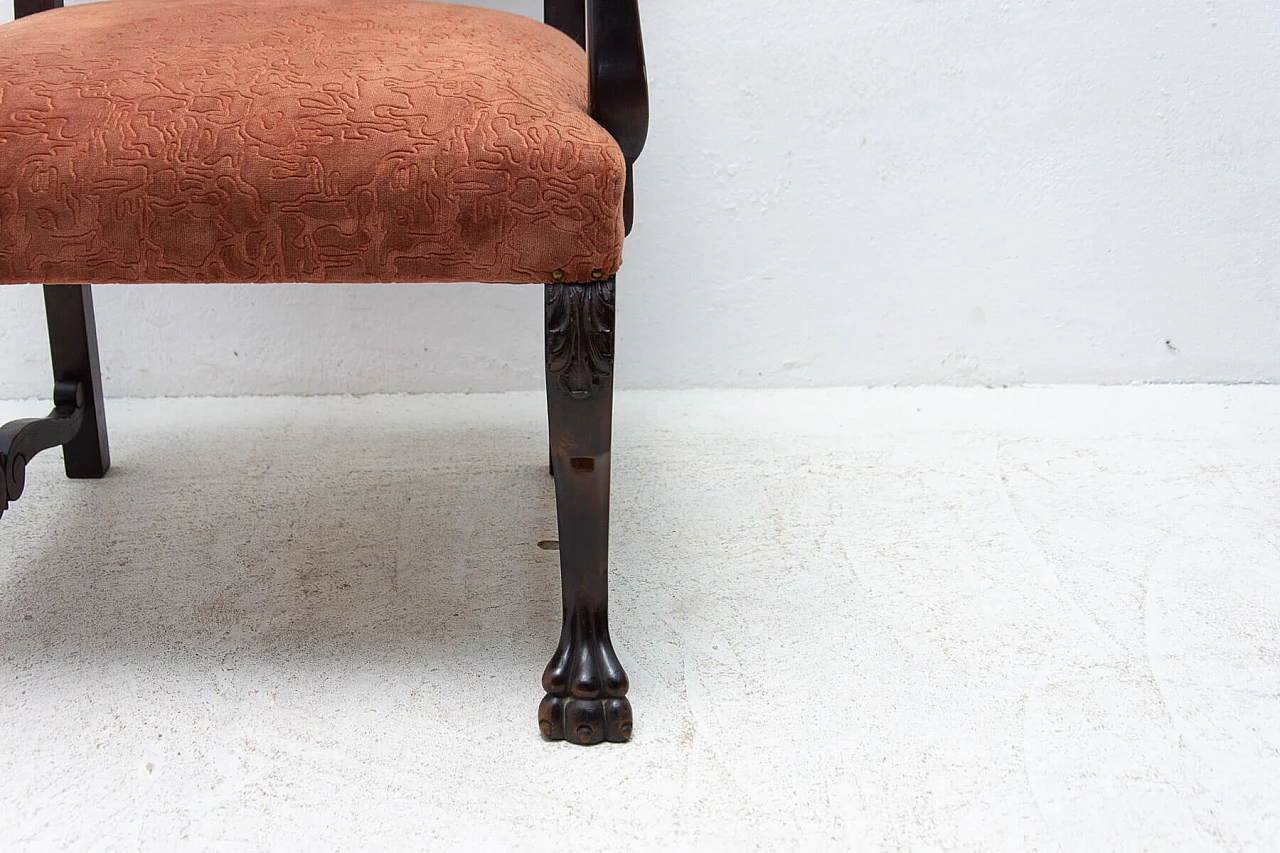 Poltrona in quercia in stile rinascimentale, '800 1357267