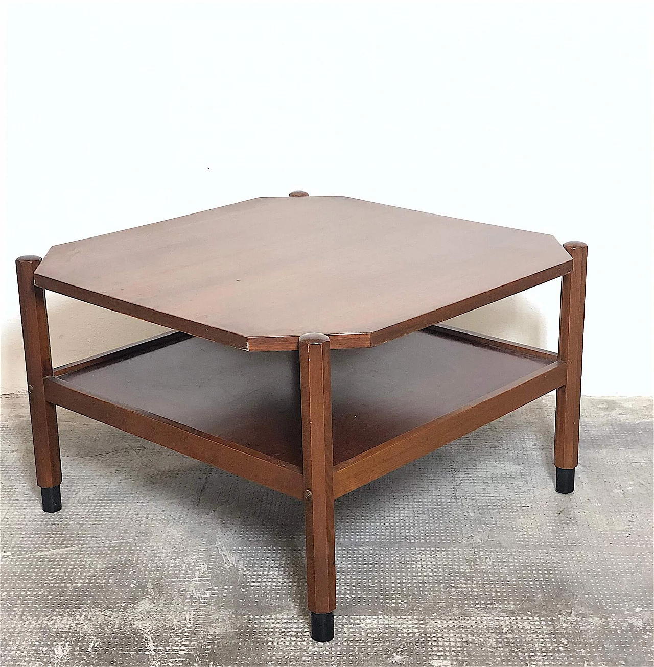 Scandinavian teak veneer coffee table, 1960s 1357283