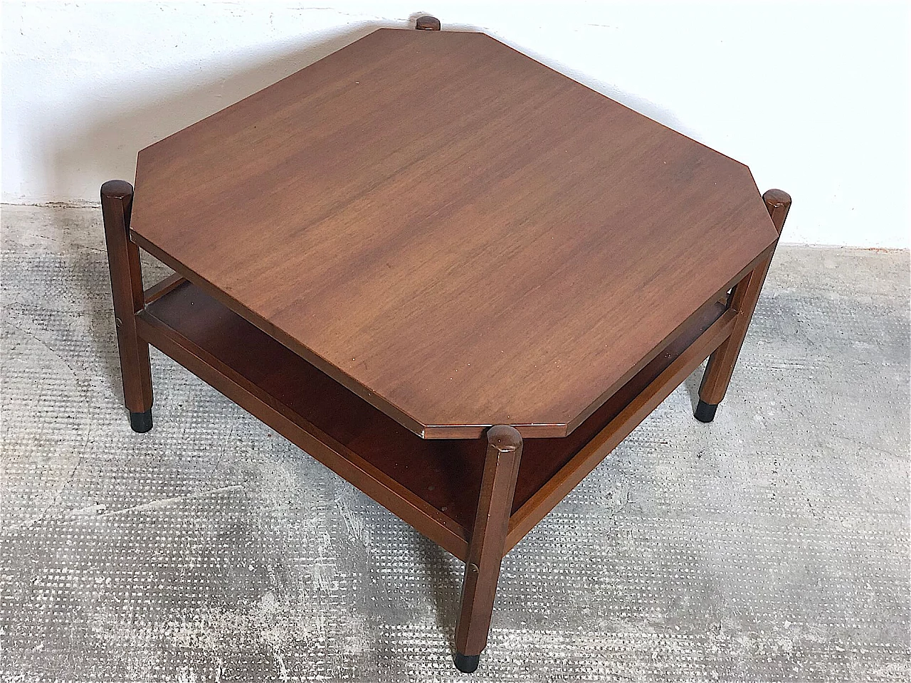Scandinavian teak veneer coffee table, 1960s 1357284