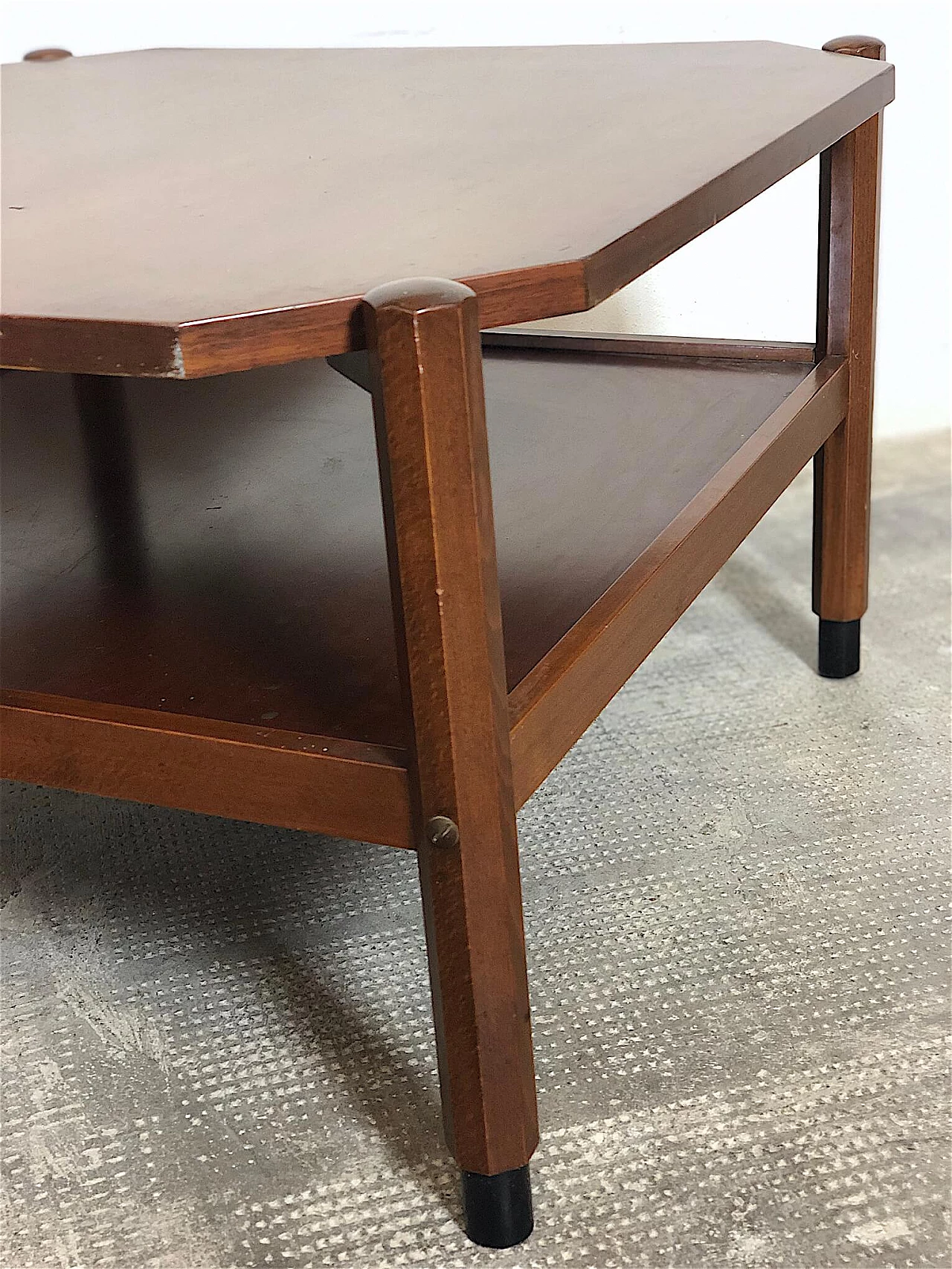 Scandinavian teak veneer coffee table, 1960s 1357286