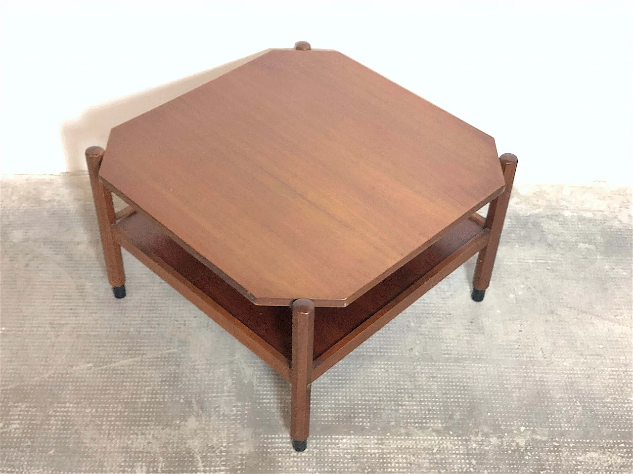 Scandinavian teak veneer coffee table, 1960s 1357288