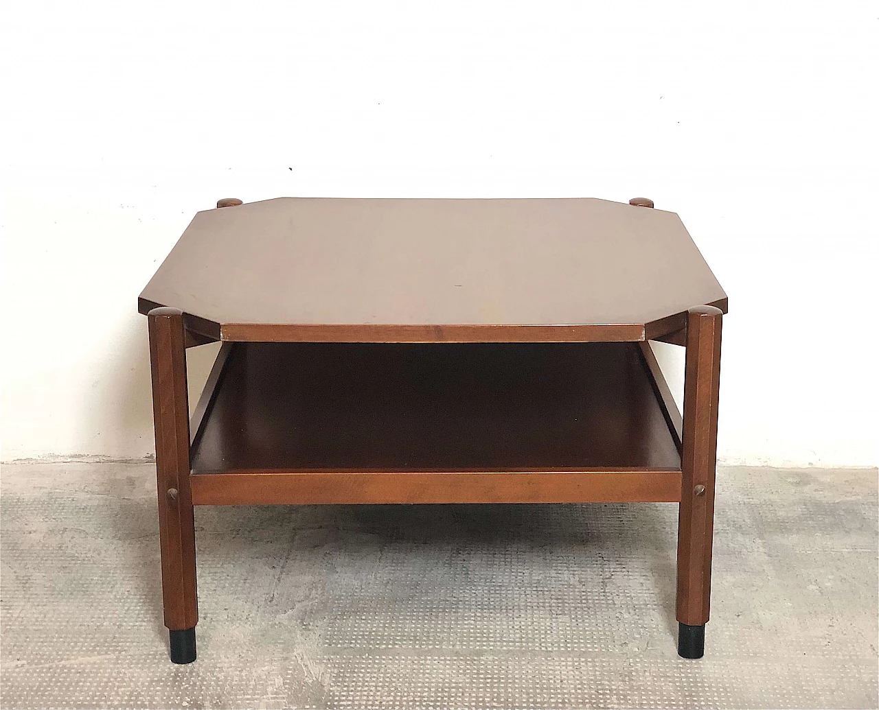 Scandinavian teak veneer coffee table, 1960s 1357292