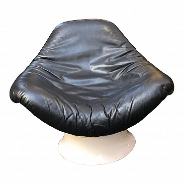 Space Age leather armchair by Mario Brunu, 1960s