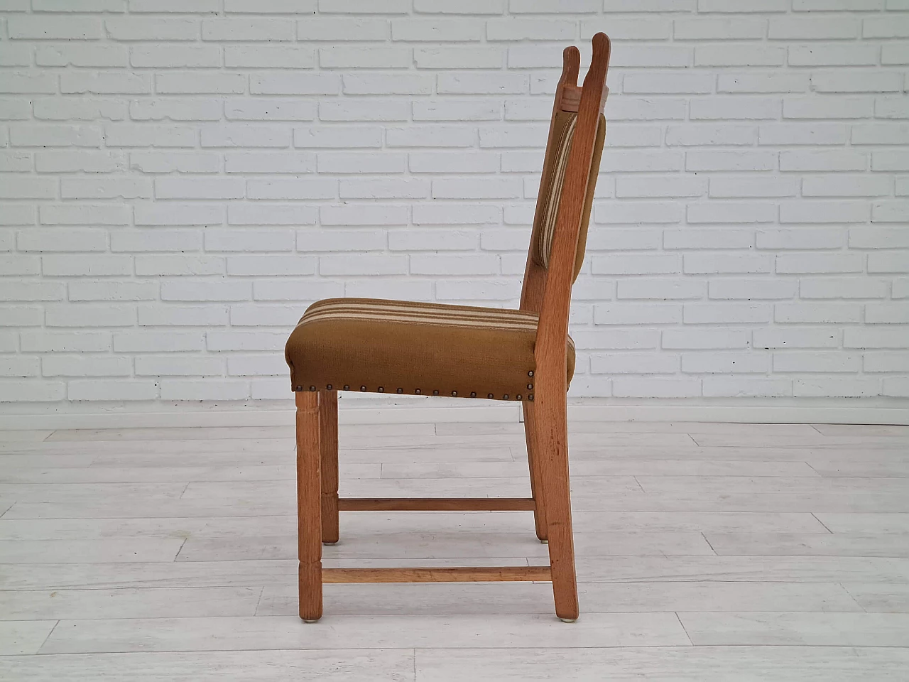 6 Danish oak chairs in the style of Henning Kjærnulf, 1960s 1357440