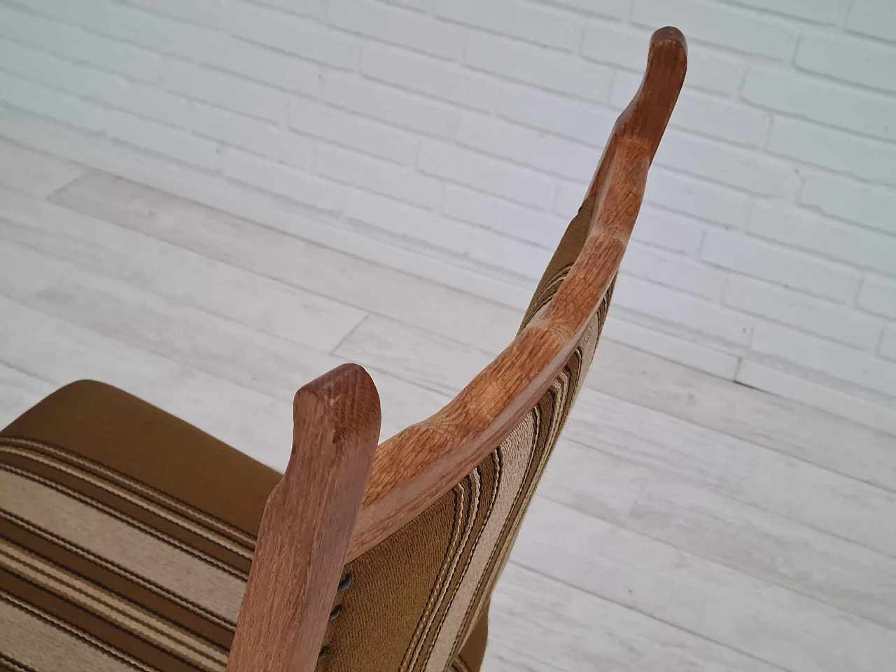 6 Danish oak chairs in the style of Henning Kjærnulf, 1960s 1357441