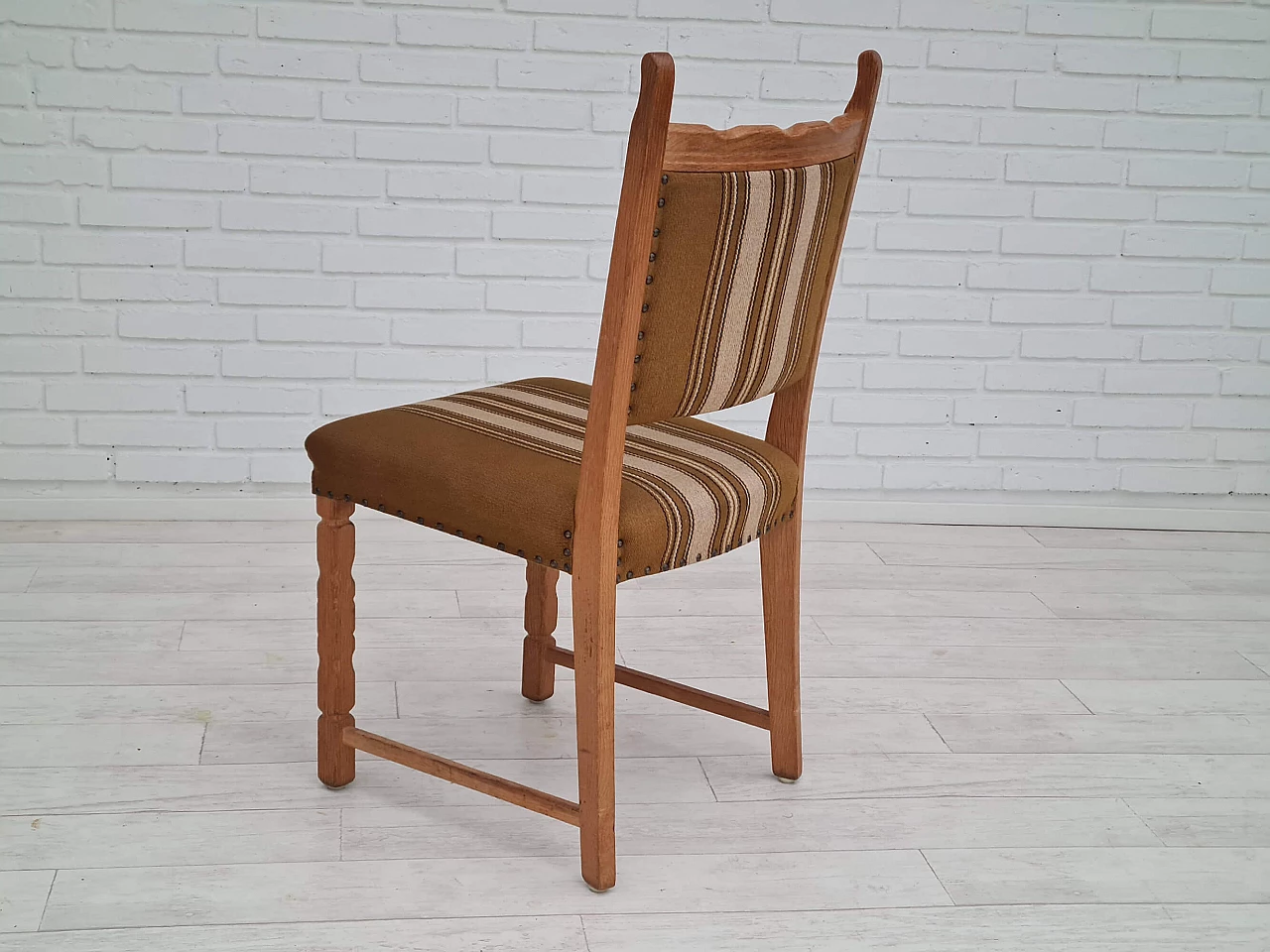 6 Danish oak chairs in the style of Henning Kjærnulf, 1960s 1357442