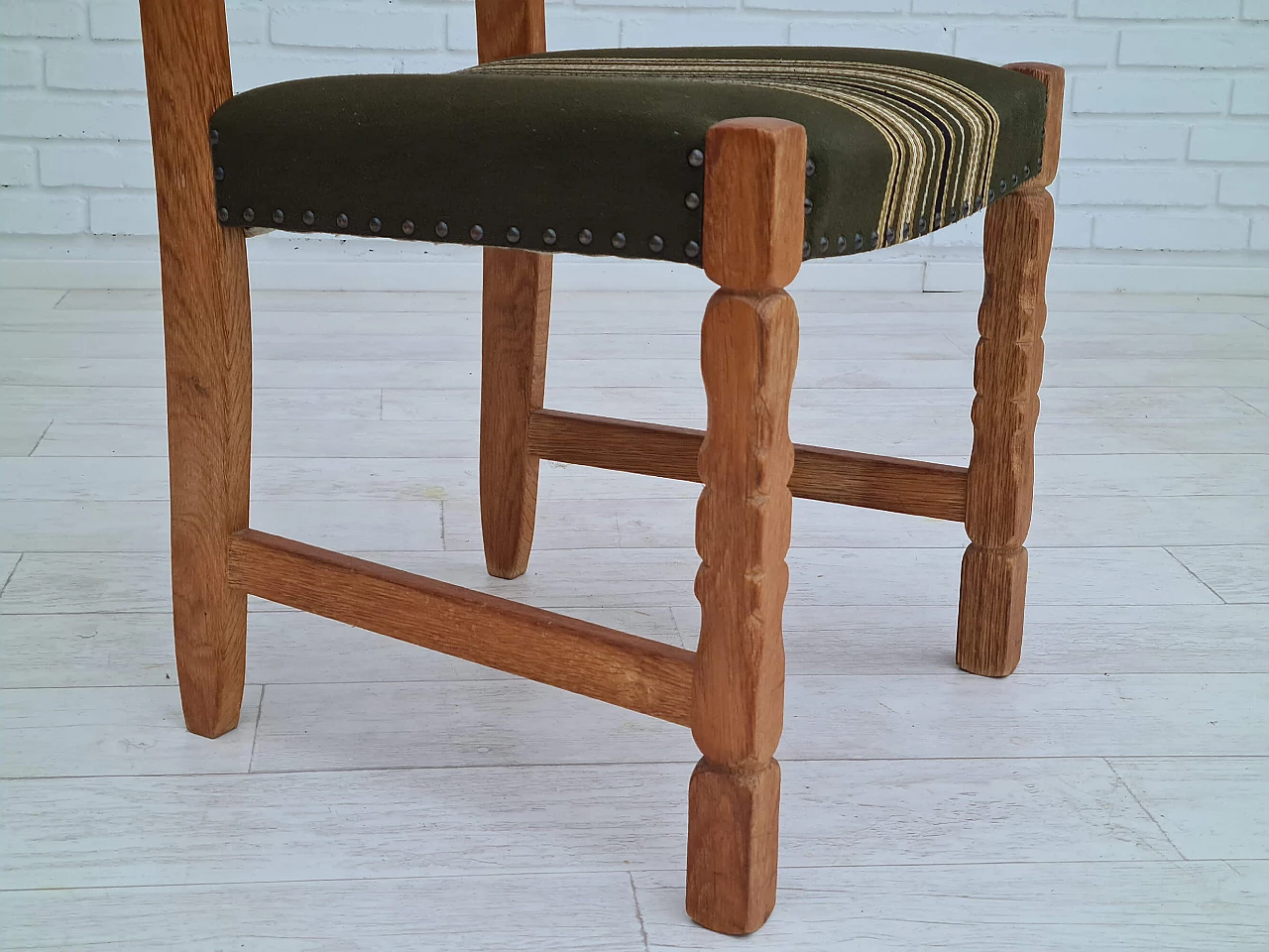 6 Danish high-backed chairs in the style of Henning Kjærnulf, 1960s 1357464