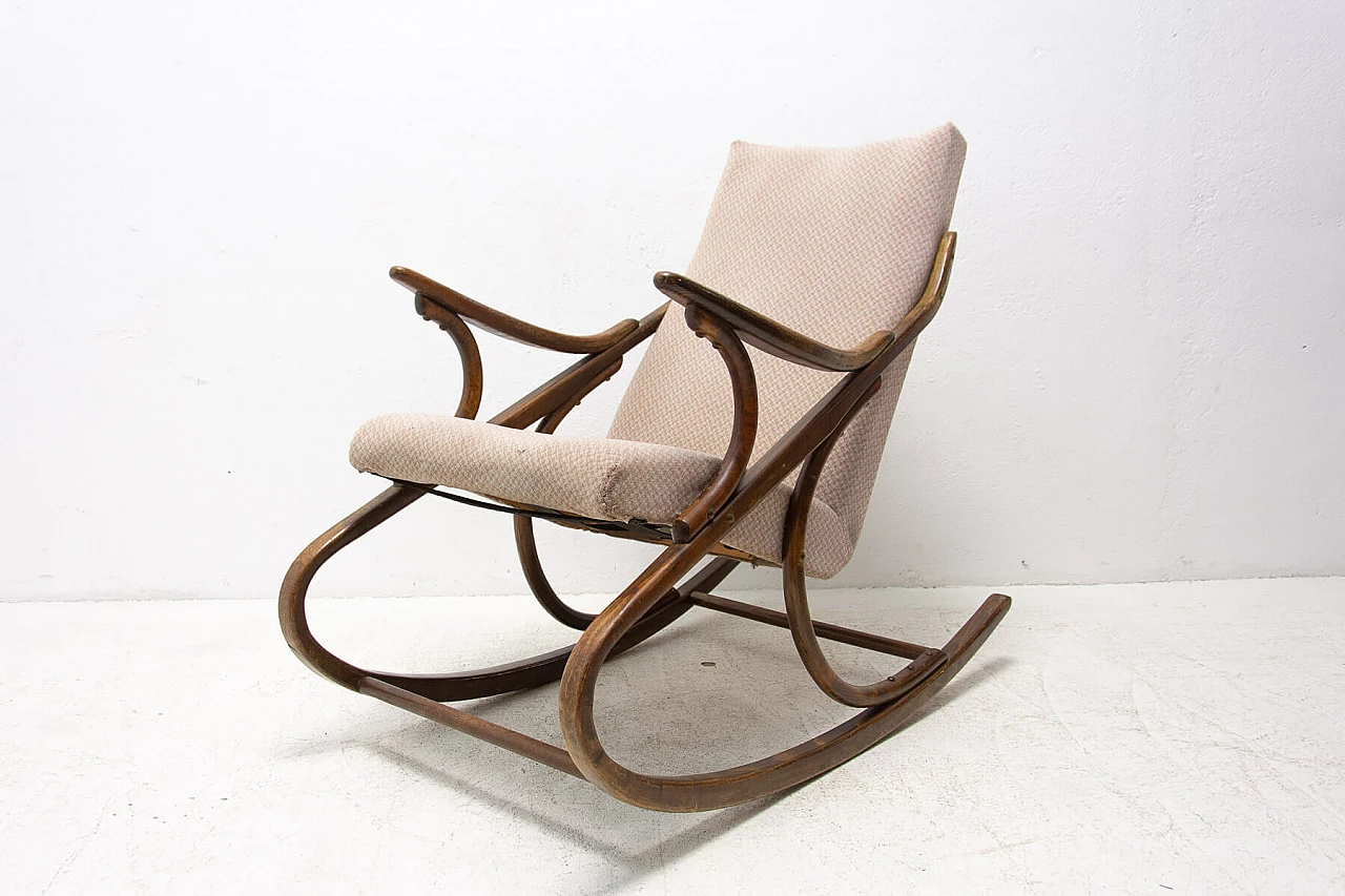 Bentwood rocking chair by Ton, 1960s 1357586