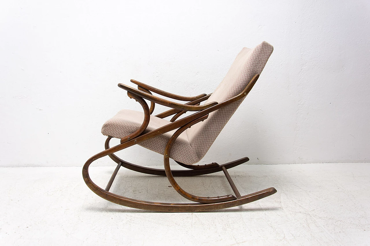 Bentwood rocking chair by Ton, 1960s 1357589