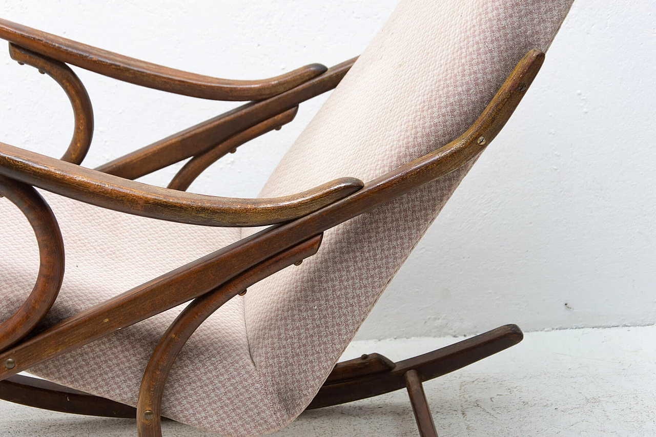 Bentwood rocking chair by Ton, 1960s 1357592