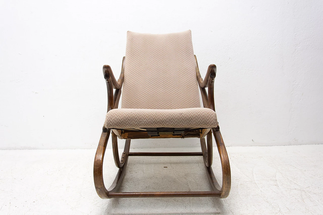 Bentwood rocking chair by Ton, 1960s 1357596