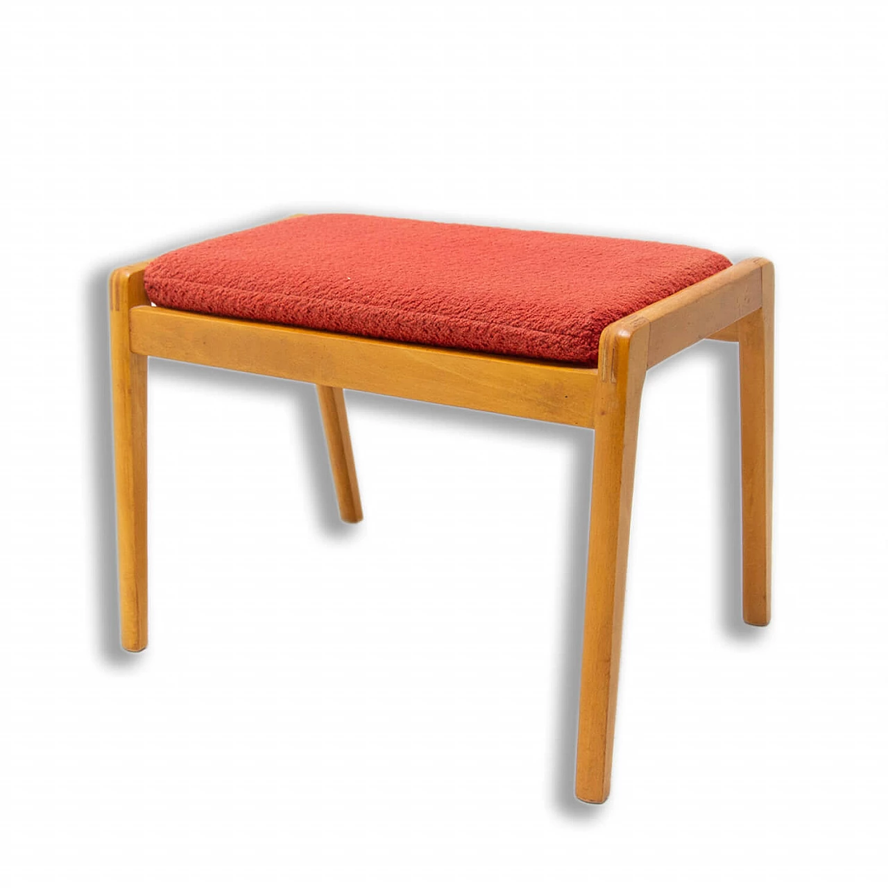 Beech footstool, 1960s 1358042