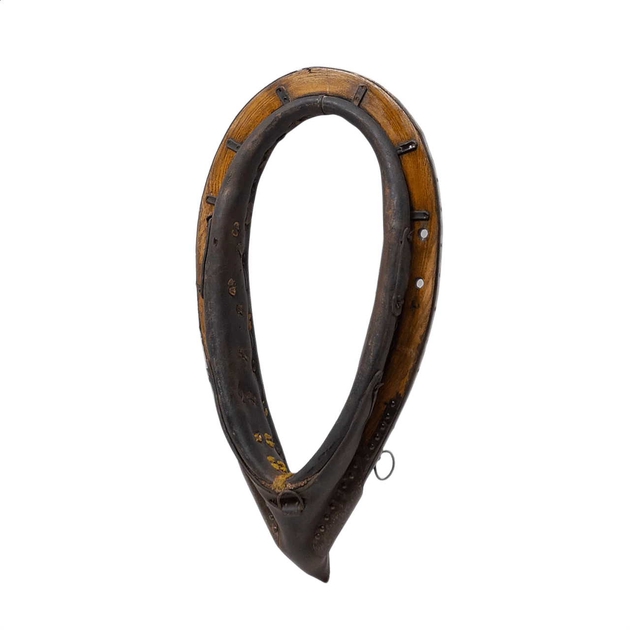 Horse harness collar in wood and leather, 1930s 1358505