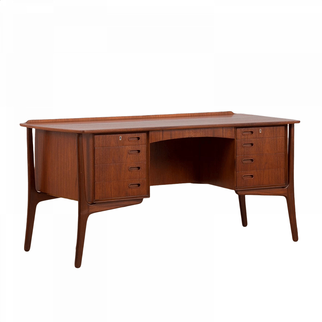 Desk in teak by Svend Aage Madsen for H.P. Hansen, 60s 1358544