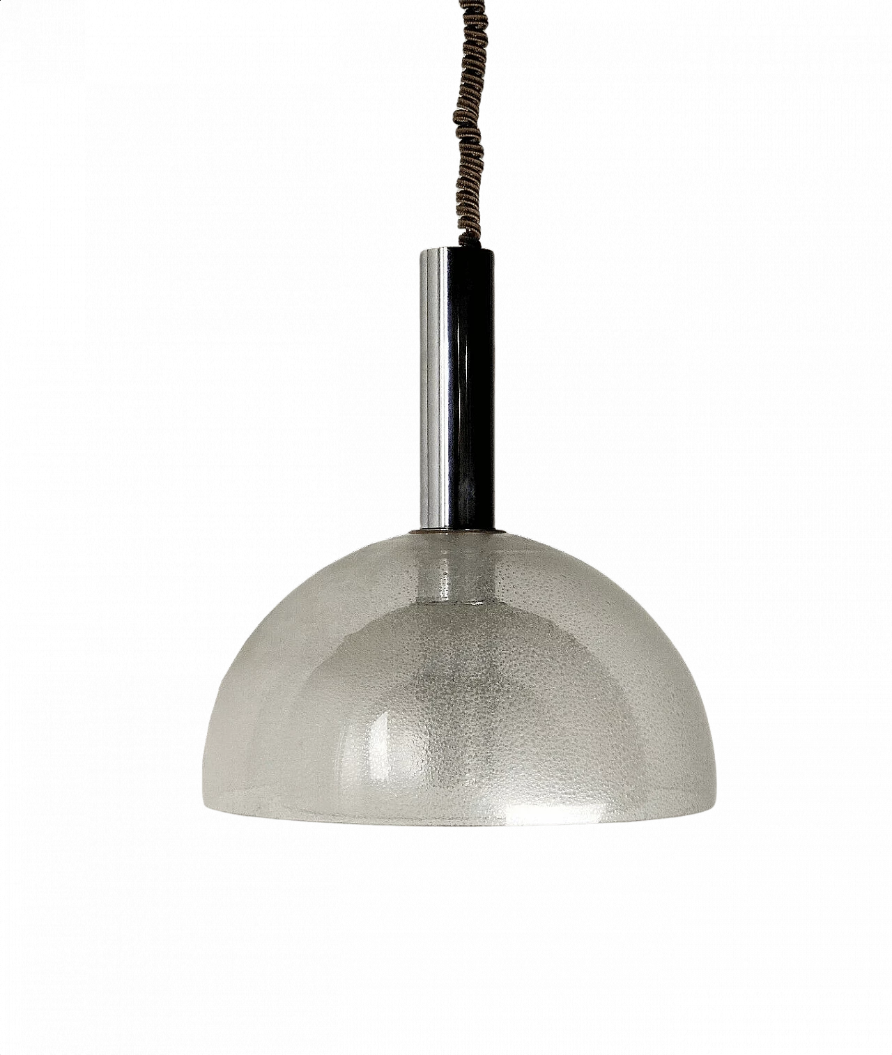 Chandelier in Pulegoso glass by Carlo Nason for Mazzega, 70s 1358567