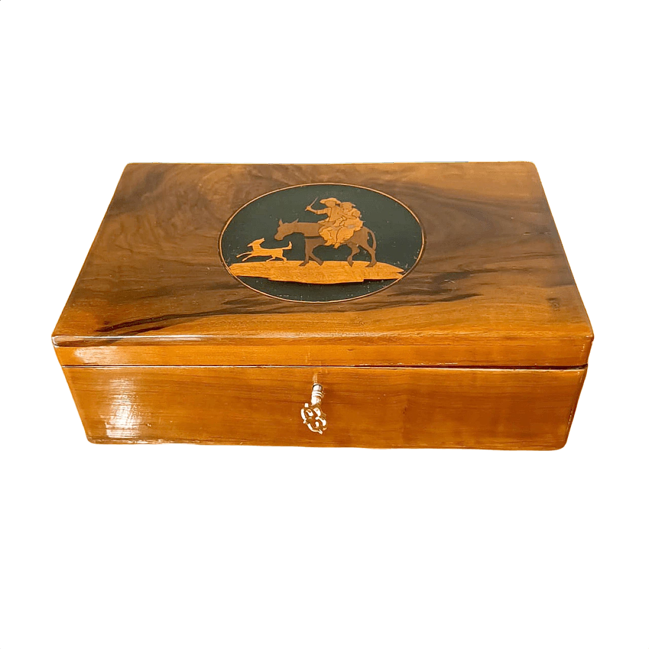 Inlaid walnut box, early 20th century 1358582