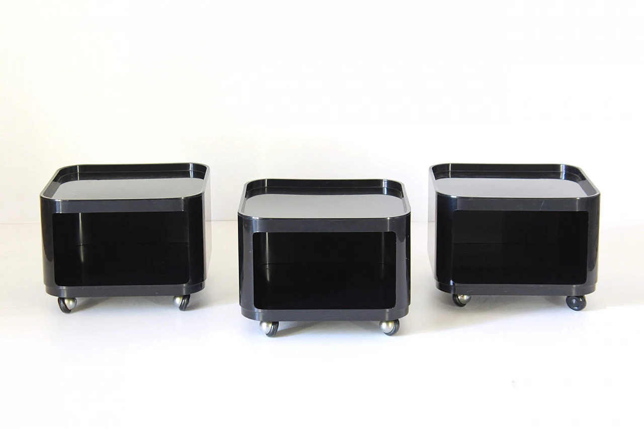 3 Modular coffee tables by Anna Castelli Ferrieri for Kartell, 1970s 1359356