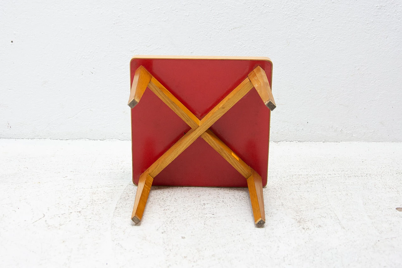 Piccolo tavolino in formica e faggio, anni '60 1359378