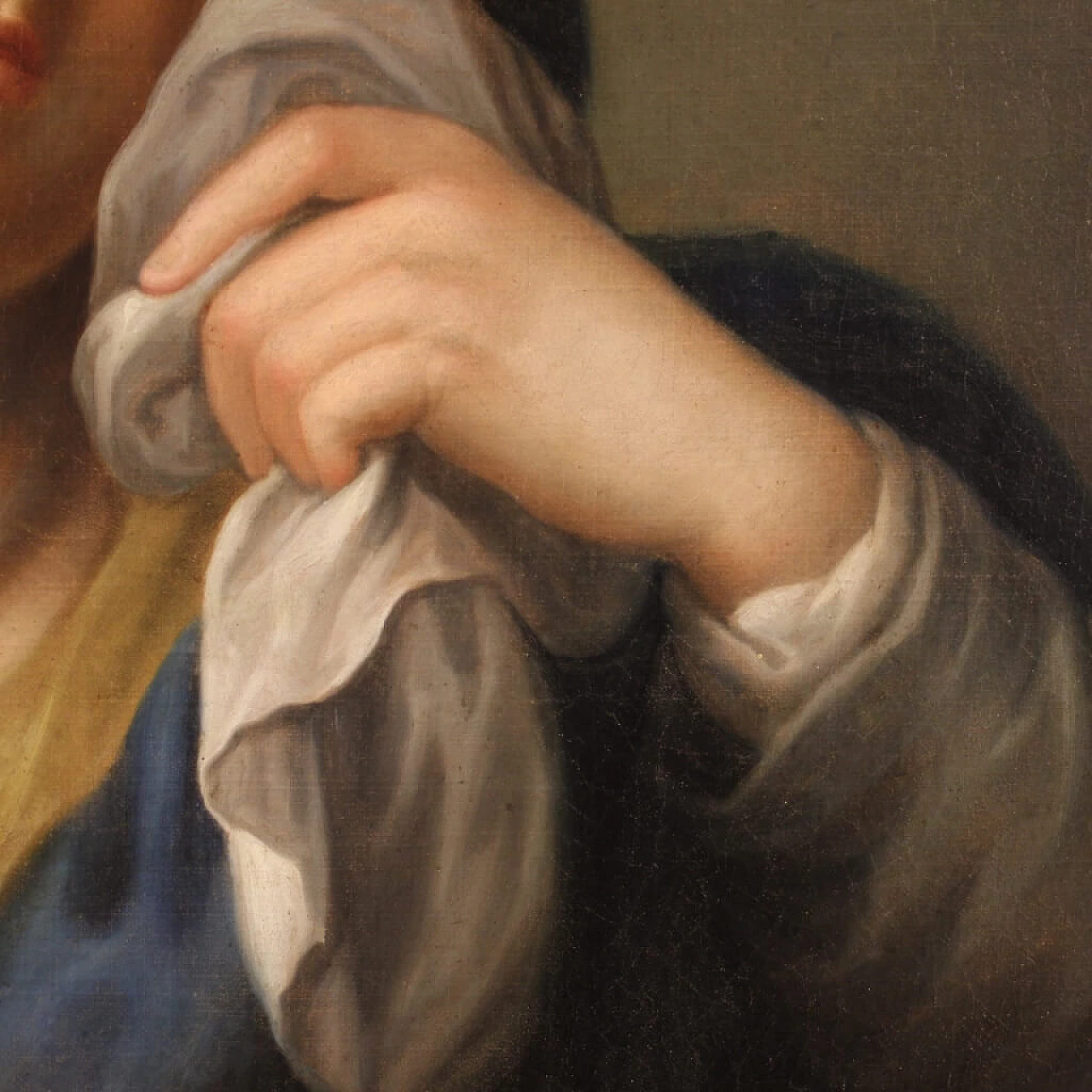 Painting of the Grieving Virgin, oil on canvas, second half of the 18th century 1359390