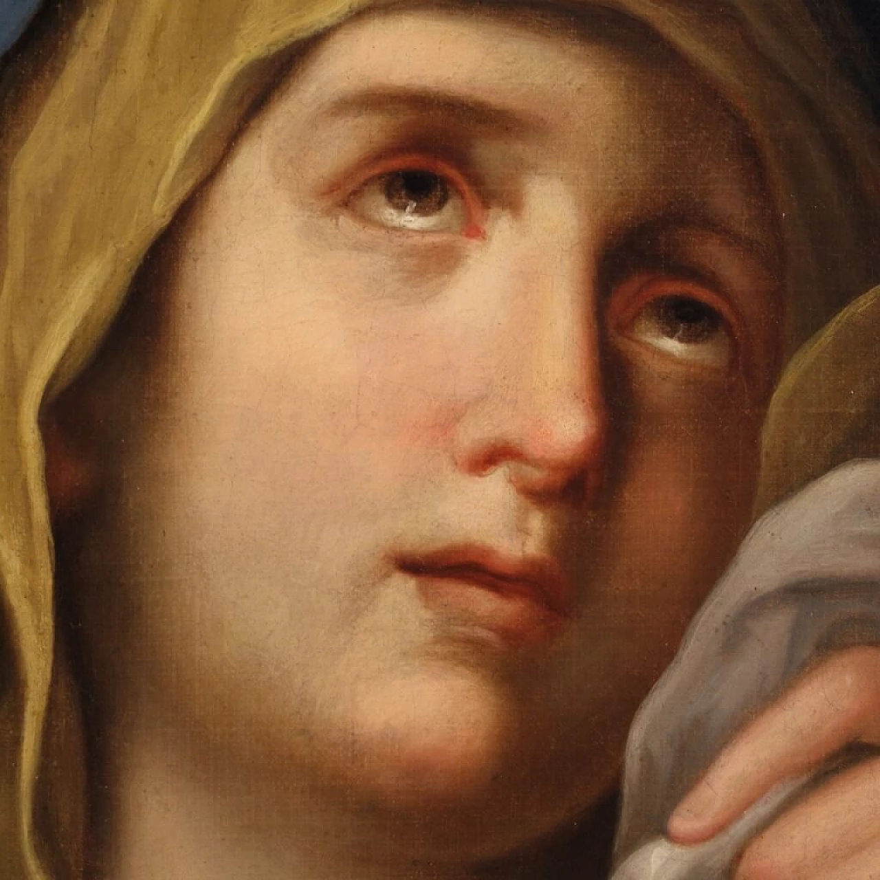 Painting of the Grieving Virgin, oil on canvas, second half of the 18th century 1359391