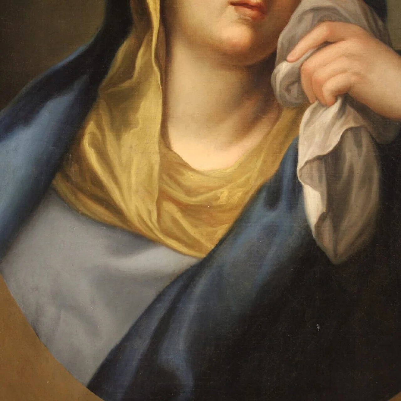 Painting of the Grieving Virgin, oil on canvas, second half of the 18th century 1359392