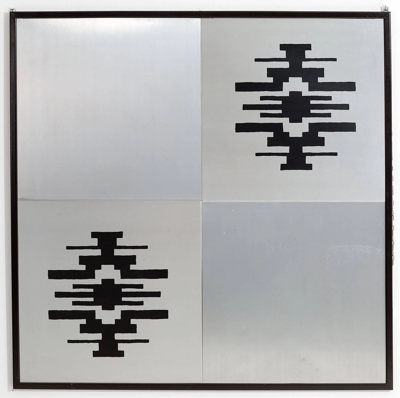 Serigrafia ottica su alluminio, anni '70 1360351