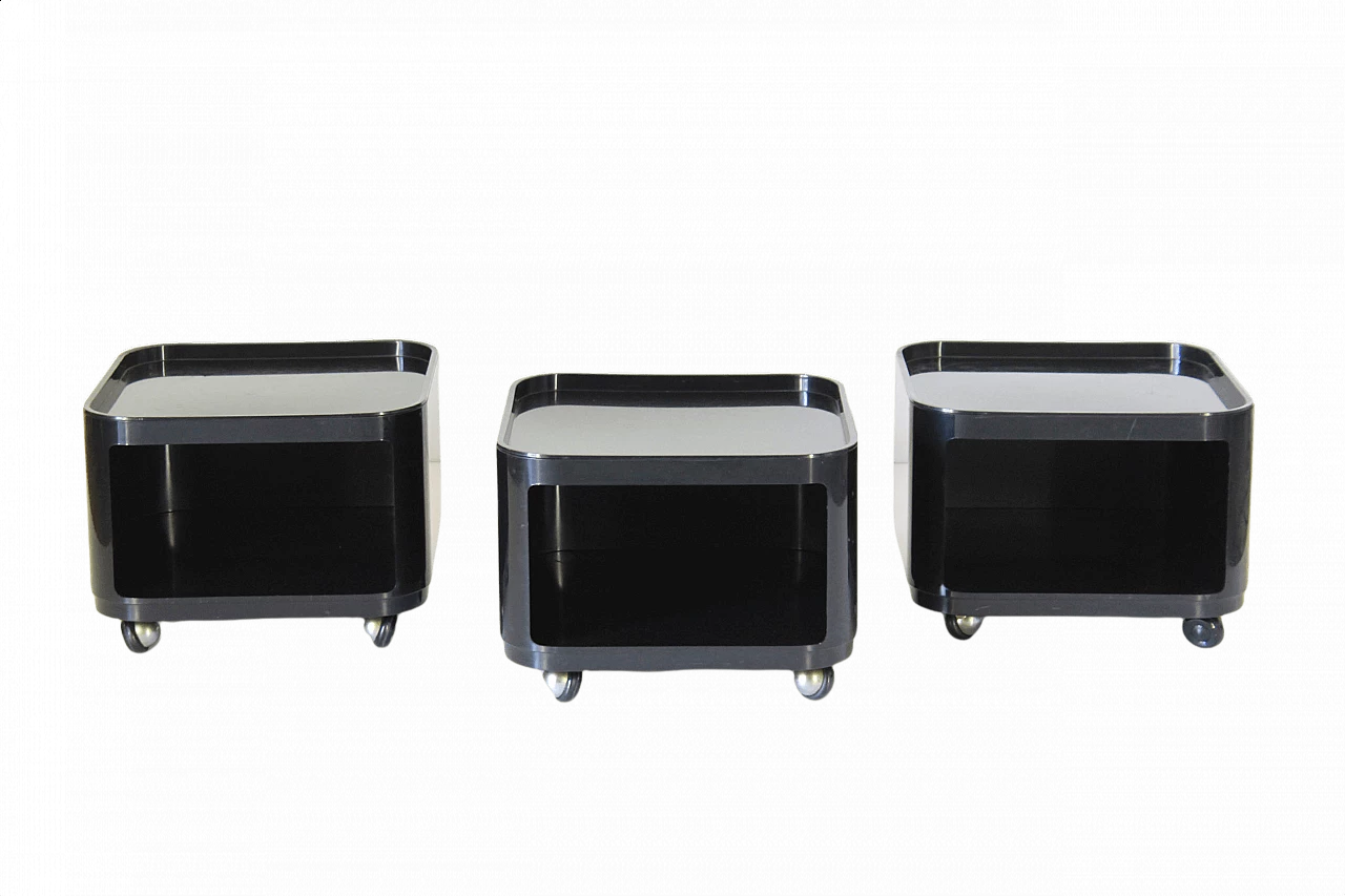 3 Modular coffee tables by Anna Castelli Ferrieri for Kartell, 1970s 1360623