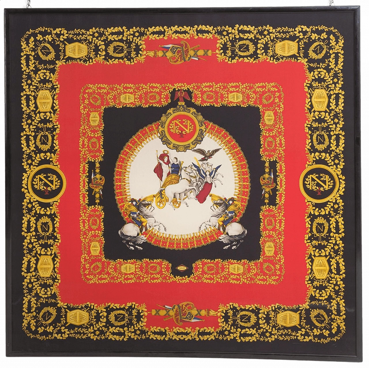 Pannello o sciarpa in seta di Atelier Versace, anni '90 1360711