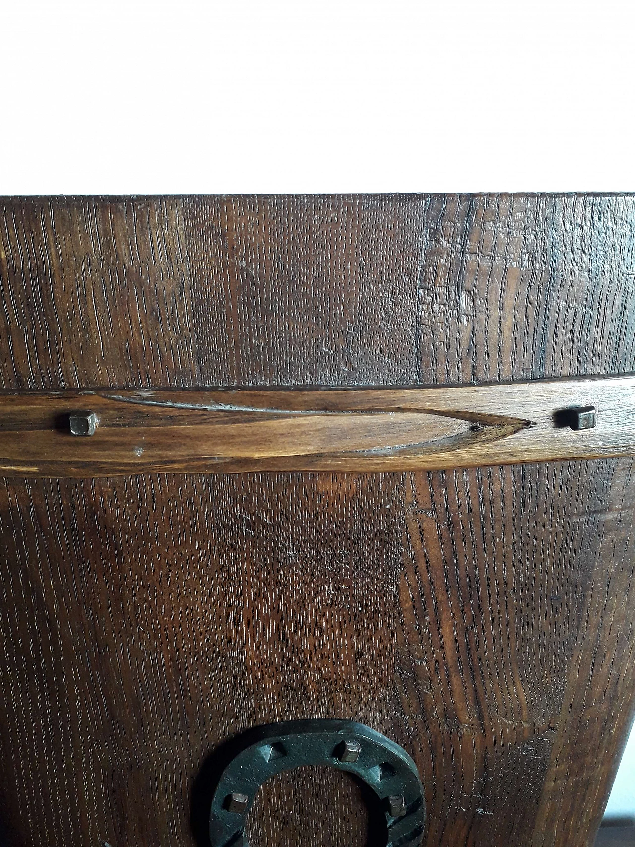 Rosewood umbrella stand with horseshoe, 1960s 1360712