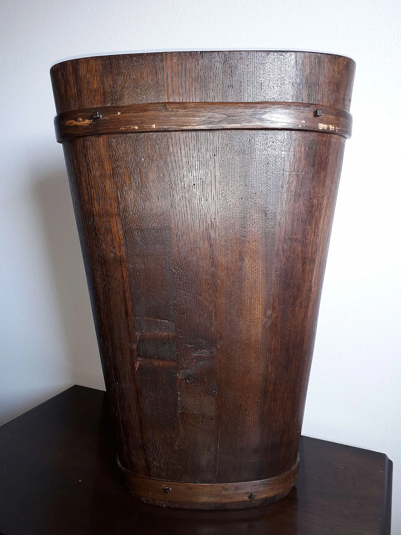 Rosewood umbrella stand with horseshoe, 1960s 1360718