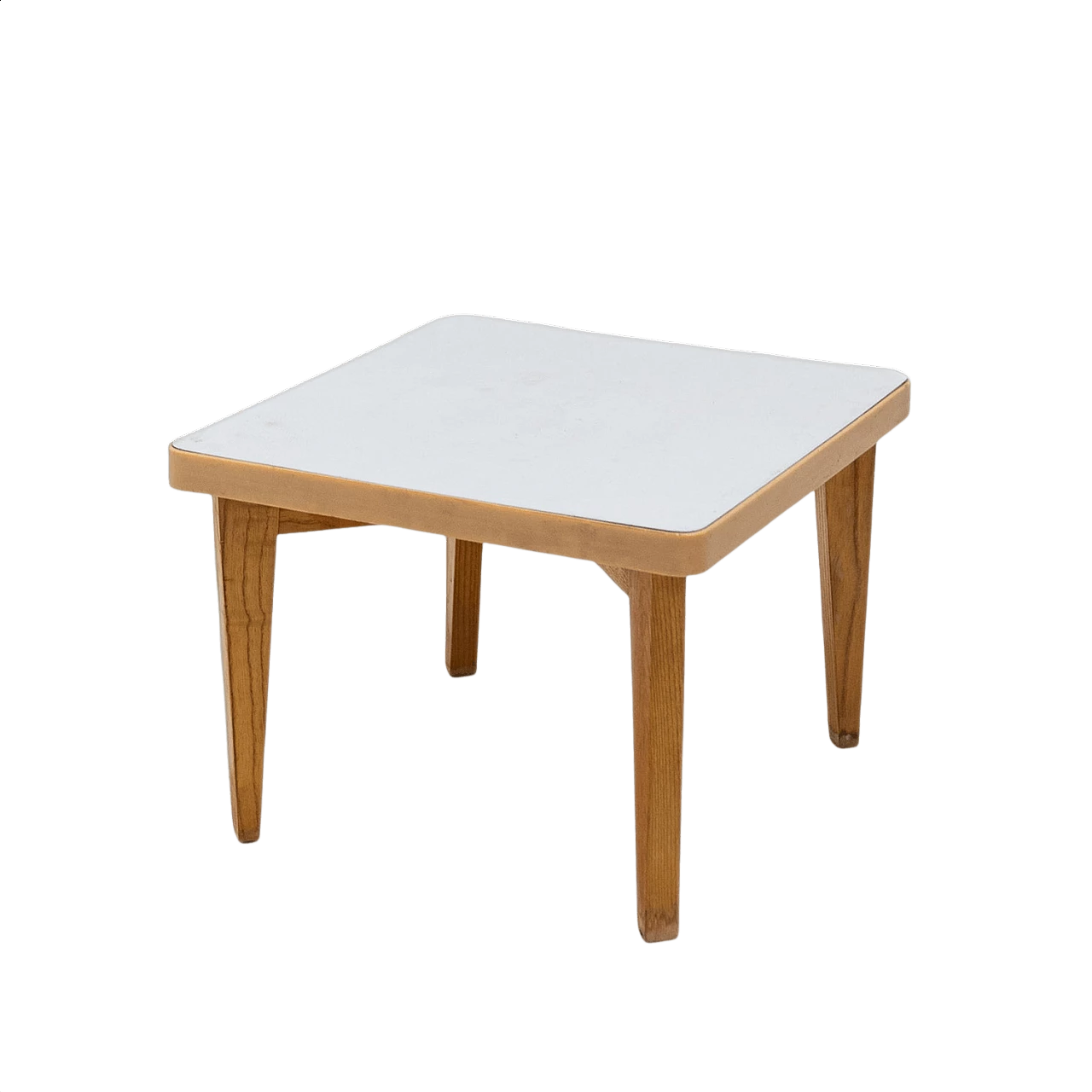 Piccolo tavolino in formica e faggio, anni '60 1360734