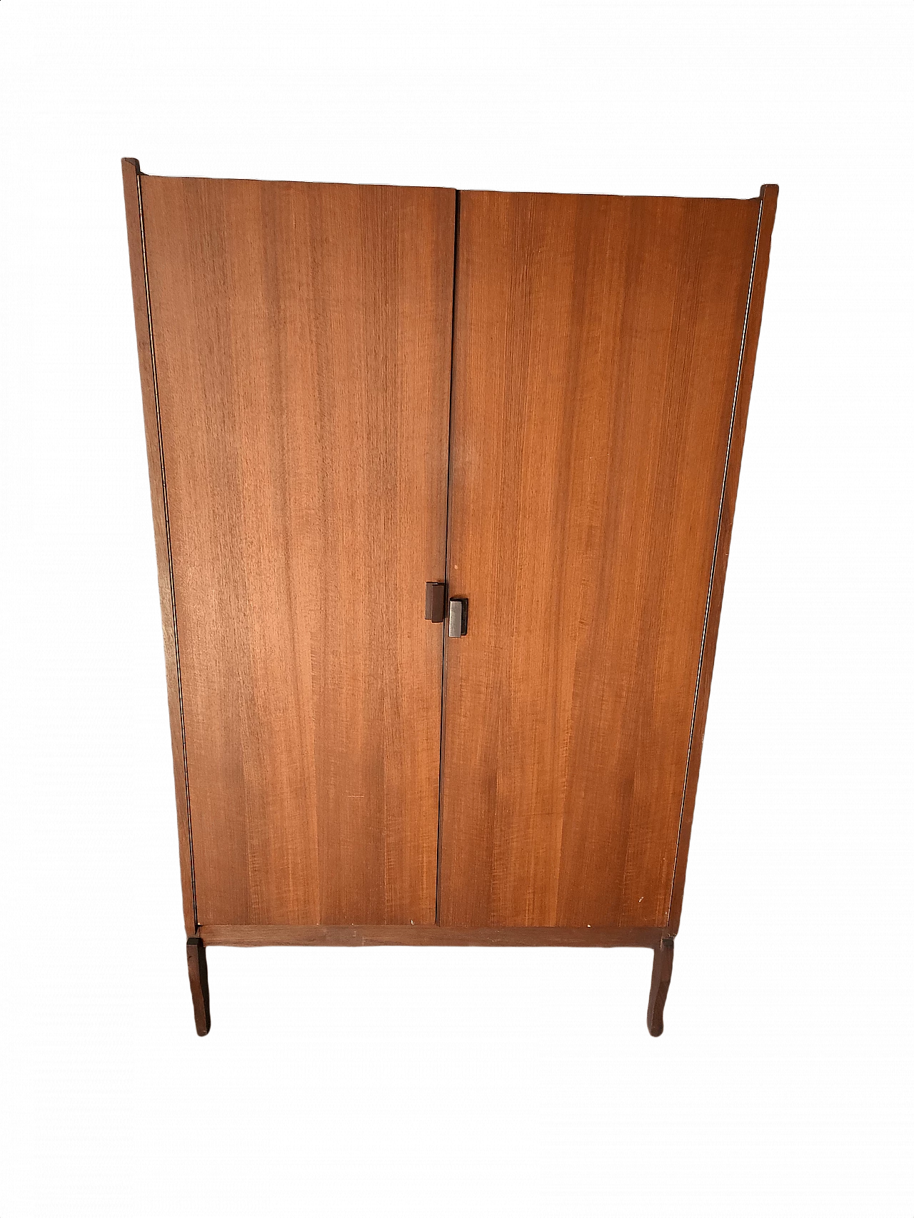 Armadio in teak con specchio interno, anni '60 1360776
