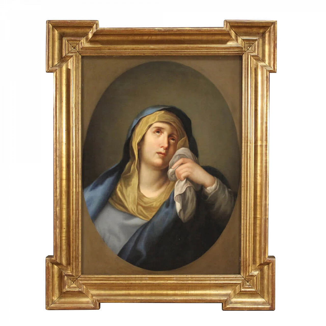 Painting of the Grieving Virgin, oil on canvas, second half of the 18th century 1360815