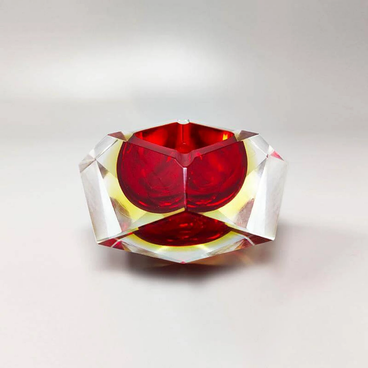 Glass ashtray by Flavio Poli for Seguso, 1960s 1361424